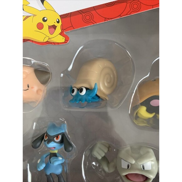 Pokemon Battle Ready 6 Figure Multi-Pack Pikachu Cleffa Omanyte Kabuto Geodude - Picture 5 of 11